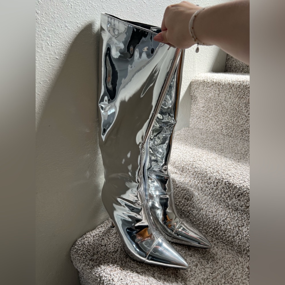 Metallic Boots